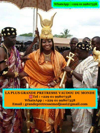 LA PLUS GRANDE VOYANTE AFRICAINE DU MONDE, LA PLUS GRANDE PRÊTRESSE VAUDOU DU MONDE, MARABOUT FEMININ