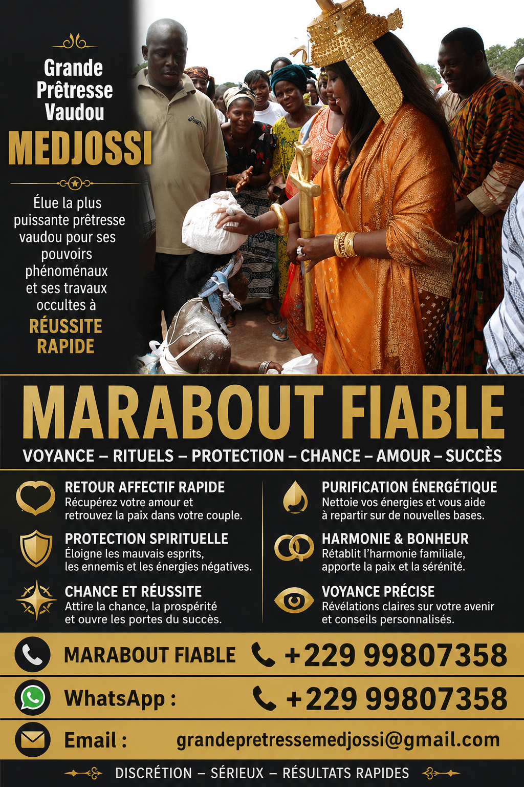 marabout fiable, grande voyante africaine, prêtresse vaudou, voyance africaine sérieuse, marabout africain sérieux