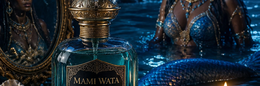 Le parfum magique de mami wata, rituel spirituel mami wata, sirène des eaux africaine, secret de mami wata, invocation mami wata africaine